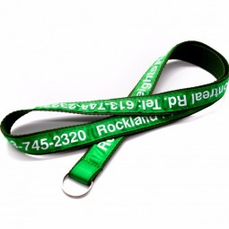 gepersonaliseerd promotioneel polyester hals jacquard geweven lanyard