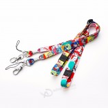 International Flag Lanyards Animal Print Strap Holder Teacher Lanyard