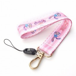 personalizado korte sleutelhanger grappige lanyards op rol voor sleutels