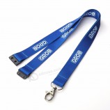 Dye sublimation printing polyester safety lanyard