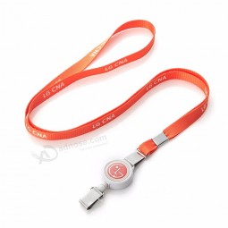 venta al por mayor de sublimación de tinta de impresión de poliéster cordón personalizado