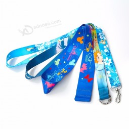 aangepaste nek lanyard voor sleutel id lanyard grondstof roll groothandel lanyard lint