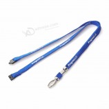 Gute Qualität Tubular Shoelace Custom Printed Lanyard