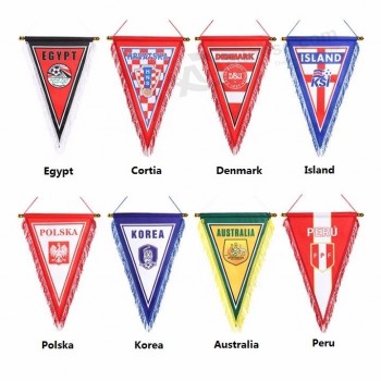 fans geschenk banner voetbal club vlag WK voetbal wimpel