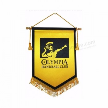 Promotional custom small christian pennants/soccer referee flags