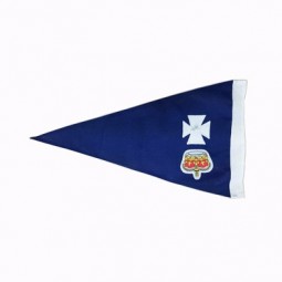 Stickerei hängen Nylon Dreieck Wimpel Flagge für Sport