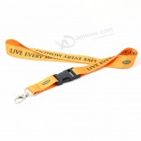 Dye-sublimatie zakelijke ideeën mooie bedrukte ontsnapping lanyard voor sleutel