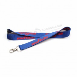 high quality printed polyester custom lanyard for key No minimum order