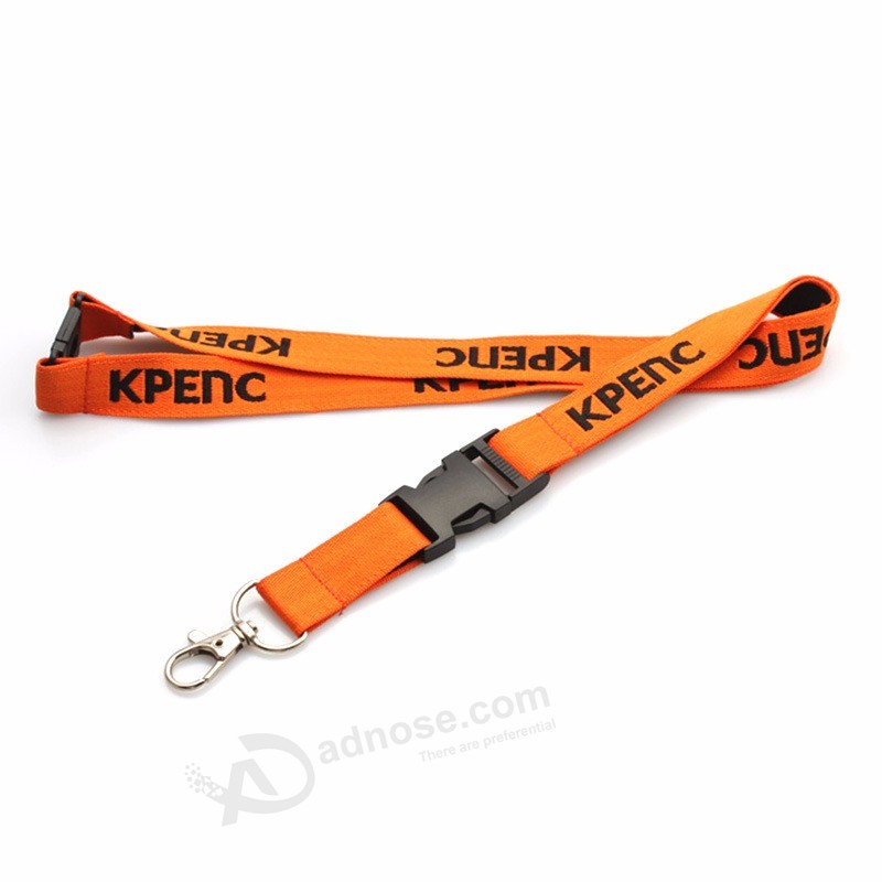 Nooit vervagen Hoge kwaliteit Custom geweven Lanyards Geen minimumbestelling