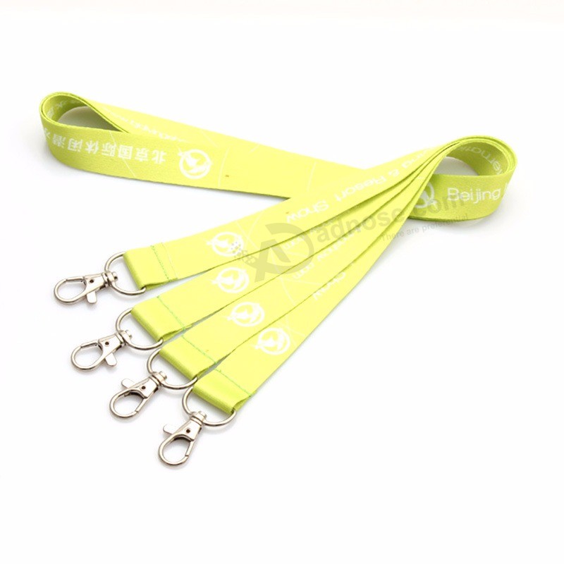 Factory OEM high Quality polyester Keychain Lanyard