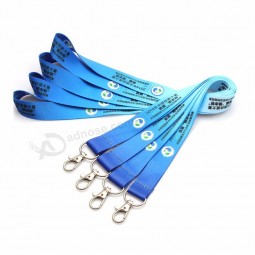 Benutzerdefinierte personalisierte Polyester Print Lanyard für Schlüssel Großhandel