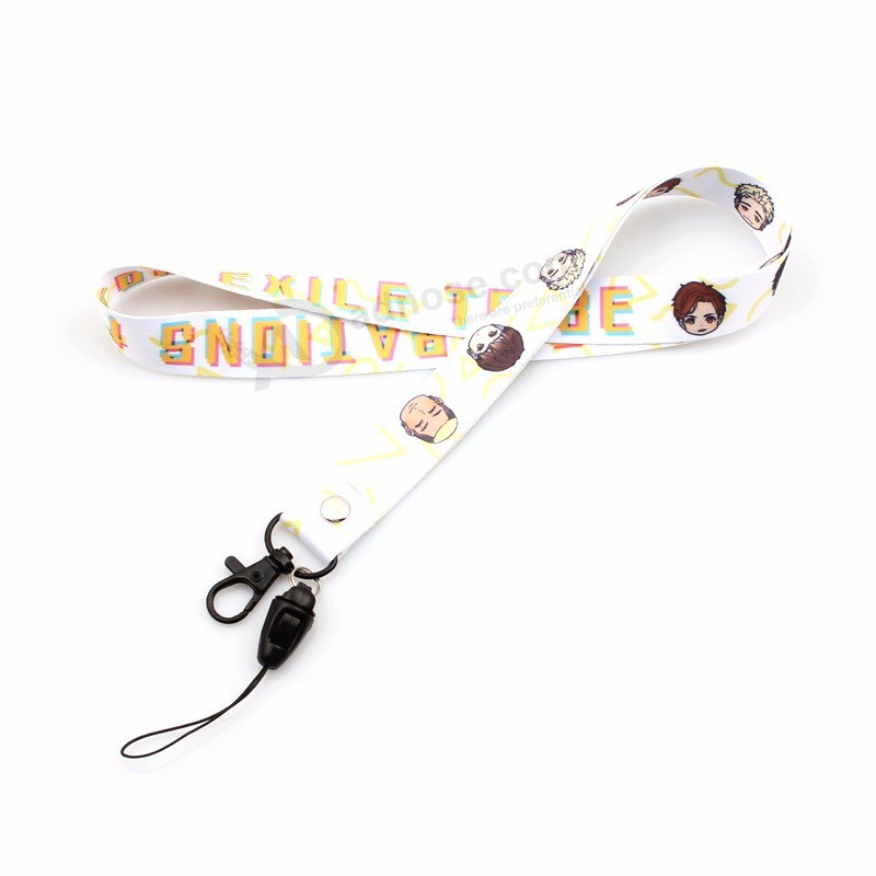 Hot sale Colorful neck Lanyard with Metal hook for Meeting