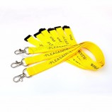 kledingstuk accessoires fabriek op maat thema bedrukte ID-kaarthouder nek sling lanyard voor werknemers