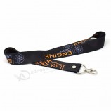 goedkope aangepaste promotie warmteoverdracht gedrukt satijnen lanyard voor sleutel
