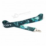 goedkoop ontwerp op maat uw eigen polyester warmteoverdracht bedrukte lanyard