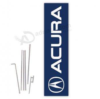 Advertising Acura wind flag Acura blade flags custom