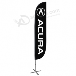 digital printed advertising acura swooper banner flags