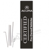 Acura-Rechteck-Feder-Flaggen-Druck Acura-Banner