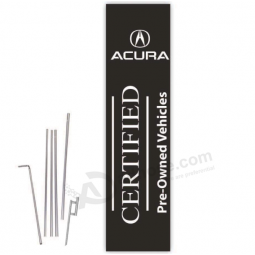 Acura-Rechteck-Feder-Flaggen-Druck Acura-Banner