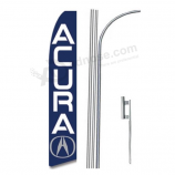 Benutzerdefinierte Acura 15ft Feder Banner Acura Swooper Flag Kit