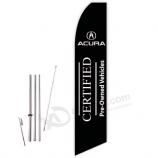 Acura Feather Flag - Komplett mit 15ft Pole Set und Ground Spike