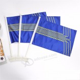 bandera colgante para automóvil con diseño personalizado de impresión