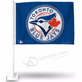 hohe qualität benutzerdefinierte toronto blue jays autofenster flagge