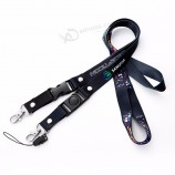 zwarte lege sleutel haspel lanyard In roll badge jojo lanyard riem custom