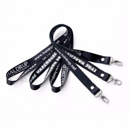 logo markiertes polyester lanyard boeing schlüsselbund gewebtes lanyard mit karabiner