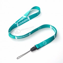 prachtige bedrukte polyester op maat gemaakte lanyard voor mobiel