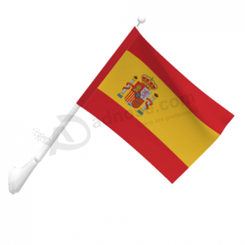 bandeira espanhola na parede bandeira decorativa de espanha