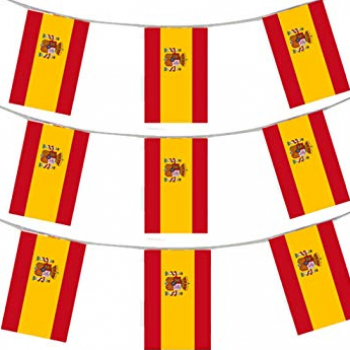 Mini Spanish String Flag Spain Bunting Banner