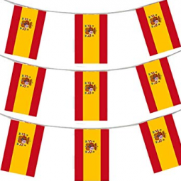 bandeira espanhola de mini corda de espanha