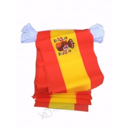 promotional spain country bunting flag spanish string flag