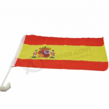 デジタル印刷されたポリエステルスペイン車の窓の旗