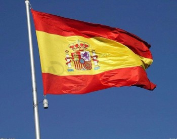 스페인 국기 국기 폴리 에스터 나일론 배너 비행 플래그