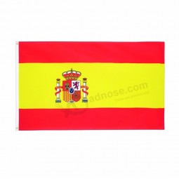3X5 ft pronto de fábrica impresso poliéster bandeira de espanha