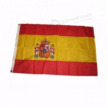 polyester printed 3*5ft spain country flags