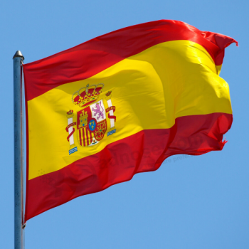 Bandiera nazionale di vendita calda della Spagna per l'attaccatura all'aperto