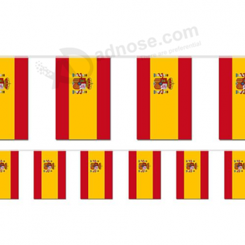 promotional spain bunting flag spanish string flag