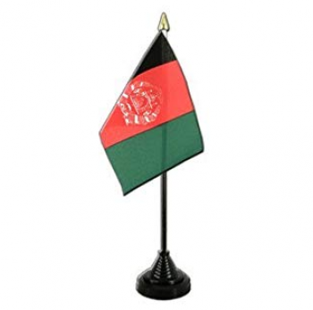 Bandiera afgana da tavolo di alta qualità su misura