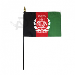 knitted polyester afghan hand waving flag wholesale