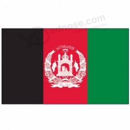 100% polyester gedruckt 3 * 5ft afghanistan banner afghanistan flagge