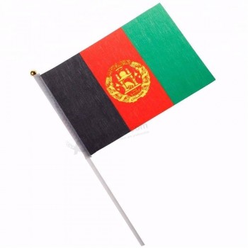 рекламный афганистан маленькая рука, размахивая флагом