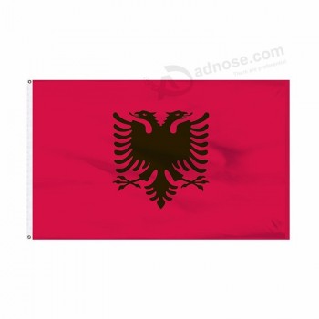 Großhandelsqualität 3x5 Albanien Flagge, benutzerdefinierte Albanien Flagge