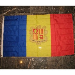 Wholesale custom 100% polyester Andorra national country flag