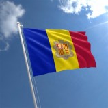 fabrikant duurzaam polyester 3x5ft Vlag van alle landen, vlag van Andorra