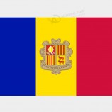 kundenspezifische Qualitätsporzellanfabrik-Andorra-Großhandelsflagge