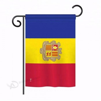 andorra banderas el mundo nacionalidad impresiones decorativo jardín vertical bandera