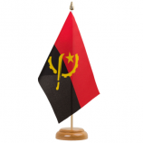 Angola Nationaltisch Flagge Angola Land Schreibtisch Flagge